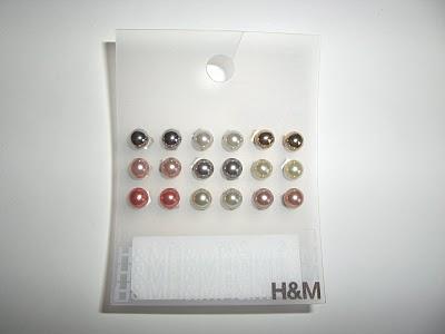 H&M; Tipp: 9 Paar Ohrstecker für 2,95€