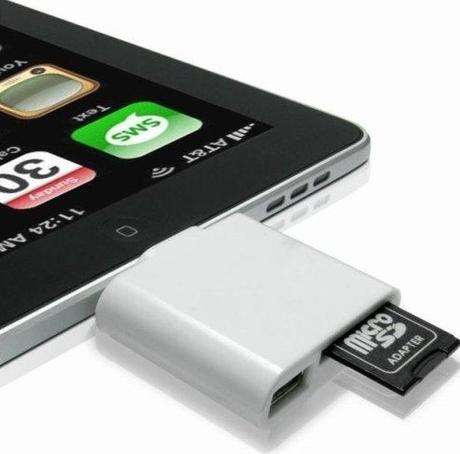 iPad Camera Connection Kit und SD Kartenleser mit USB Anschluss