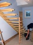 Einbau einer Treppe in ein Haus