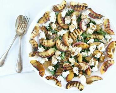 Gegrillter Pfirsich Caprese - Stärkung nach dem Stand Up Paddling