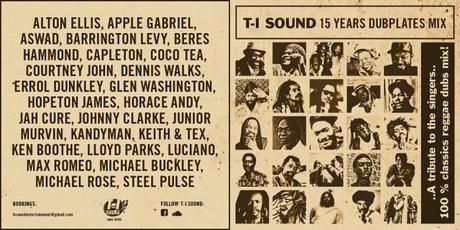 15 Years Anniversary Dubplates Mix … A tribute to the singers … 100 % classics Reggae dubplates !