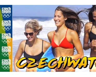 Das Olympia-Team aus Tschechien parodiert Baywatch