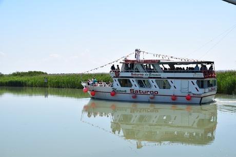 15_Ausflugsboot-im-Kanal-Lagune-von-Marano-Lignano Sabbiadoro-Fluss-Stella-Italien