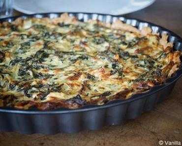 Mangoldverwertung aus dem Garten, Rezept Nr. 1: Mangold-Quiche