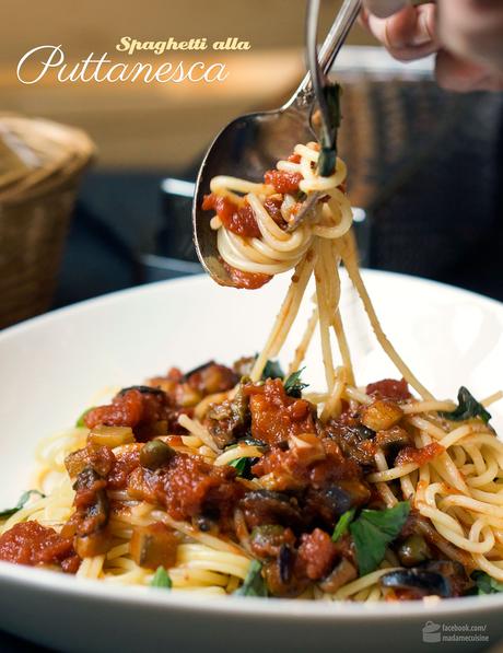 Spaghetti alla Puttanesca: Bella Italia! | Madame Cuisine Rezept