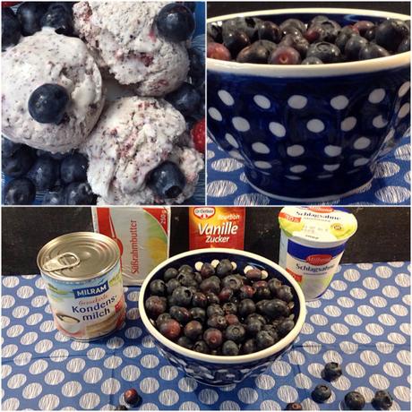 So cremig, so lecker: Blaubeer-Eis – oder – Blueberry-Dream