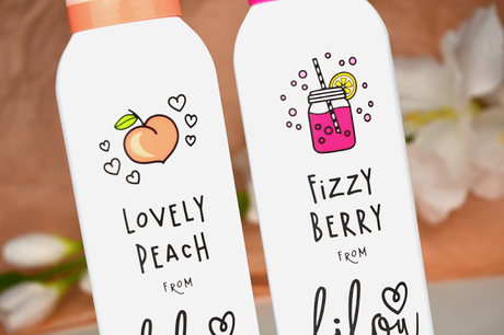 Bilou Cremiger Duschschaum Fizzy Berry und Lovely Peach | Neue Bilou Sorten Close-Up