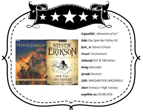 Steven Erikson – Die Eisige Zeit & Der Tag des Sehers