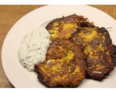 Zucchini-Möhrenpuffer