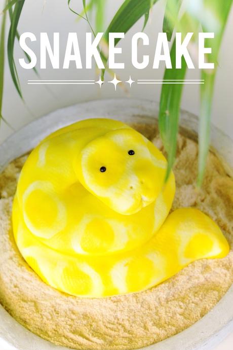 Snake Cake - 3 D Airbrush Technik