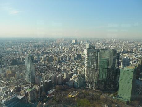Der Blick aus dem Rathaus Shinjuku