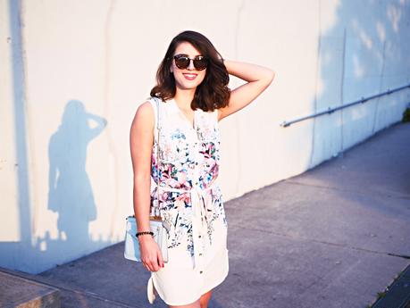 lipsy floral shirt dress summer streetstyle lookbook berlin  look fashion blog 