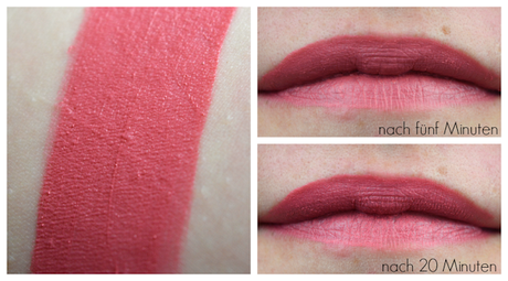 Catrice - Velvet Liquid Lipstick Nuance 02 Retro Rosiness | Swatch & Tragebilder