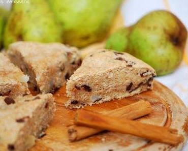 Birnen-Schokoladen-Scones mit Zimt [Und den Sconeswissenschaften auf der Spur..]