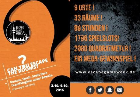 Rätselspaß für kühle Köpfe: Erste Escape Game Week in Hamburg