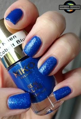 [Nails] Lacke in Farbe ... und bunt! MITTELBLAU mit KIKO HAUTE PUNK REAL GLARE nail lacquer 04 Keen Cobalt Blue