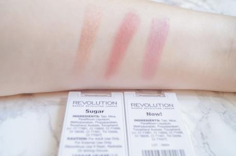 Make up Revolution Blush Now! Swatch