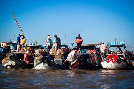 Der Boot von Chau Doc nach Phnom Penh