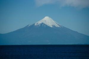 Blick auf den Osorno im Seengebiet Chiles