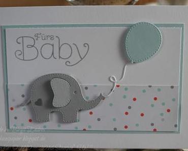 Elefantöse Glückwünsche zur Geburt