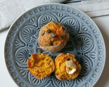 Schnelle Kürbisbrötchen