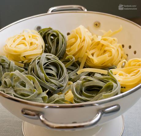 Stroh und Heu (Pasta mit Gorgonzola-Soße) | Madame Cuisine Rezept