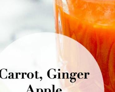#drinkinspo - Carrot, Apple, Ginger Smoothie
