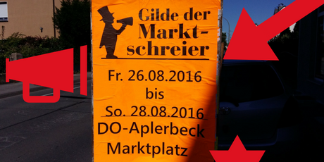 Die Gilde der Marktschreier ist in Dortmund Aplerbeck
