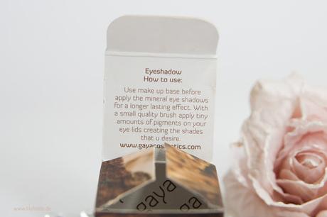 Gaya Cosmetics - Lidschatten Shimmer Vegan Mineral Pulver