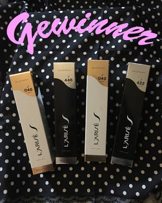 Gewinner gezogen für die LArisé Parfums