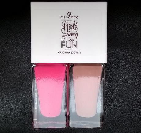 essence Girls just wanna have Fun cosmetic bag 01 all we wanna do is have some fun (LE) + essence Girls just wanna have Fun duo nail polish 03 we're happy together (LE)