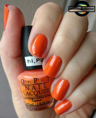 [Nails] OPI hi, Pumpkin! & KIKO 37 Ocean