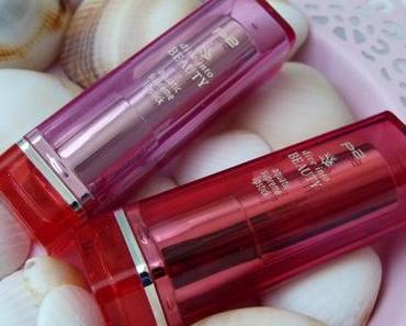 p2 Dive Into Beauty Lippenstifte in “010 rose sea shell” & “020 pink summer dream”