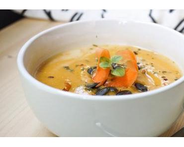 Kürbis-Karotten Süppchen