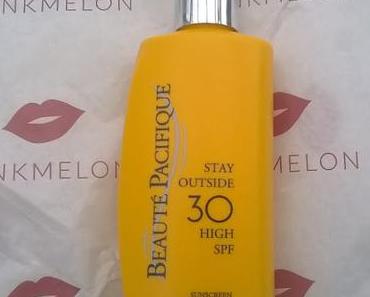 BEAUTÉ PACIFIQUE Stay Outside Suncreen for the Body High SPF 30 + Catrice Ultimate Nail Lacquer 118 Take a Brick