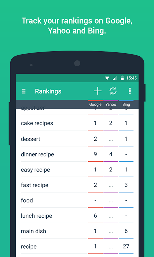 Die richtigen Apps für Suchmaschinenoptimierung mit dem Android Phone oder Tablet