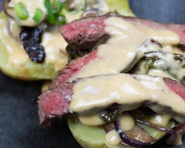 Kumpir Philly Cheese Style – Gefüllte Kartoffel