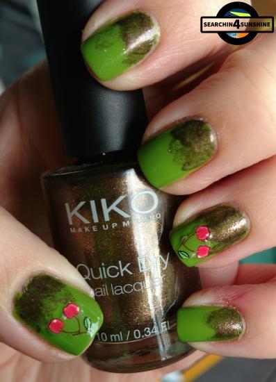 [Nails] Frischlackiert-Challenge: OBST mit KIKO Quick Dry 851 Lime Green & 813 Pearly Brown