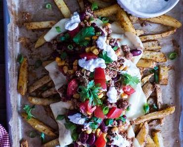 selbstgemachte Backofen Chili Cheese Fries auch für Kinder geeignet {Post enthält Werbung}