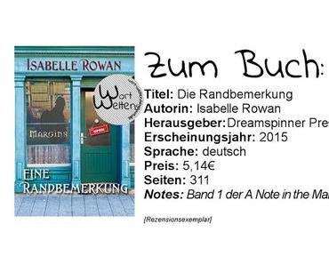 [REVIEW] Isabelle Rowan: Die Randbemerkung (A Note in the Margin, #1)