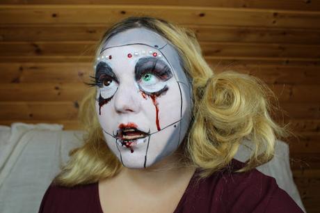 Horror Puppet - Halloween Makeup Challenge