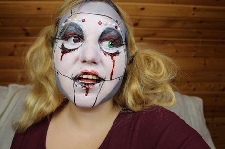 Horror Puppet - Halloween Makeup Challenge