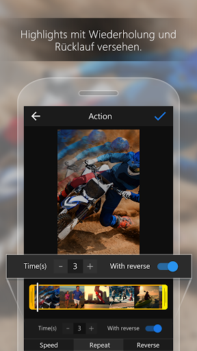 ActionDirector Video Editor – Einfache Bearbeitung einzelner Clips