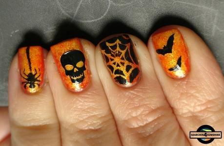 [Nails] Frischlackiert-Challenge: HALLOWEEN mit trend IT UP N°1 nail polish 040 und ein paar anderen Dingen