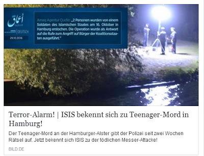 ISIS bekennt sich zu Terroranschlag in Hamburg