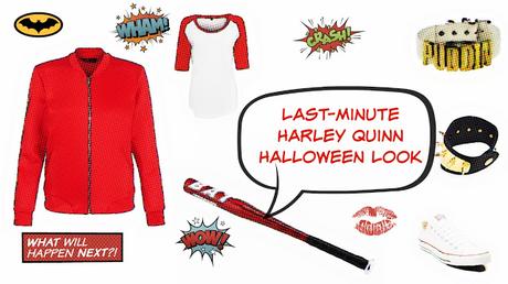 Last-minute Harley Quinn - Halloween Look