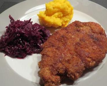 Panierte Nackenkoteletts vom iberischen Duroc-Schwein