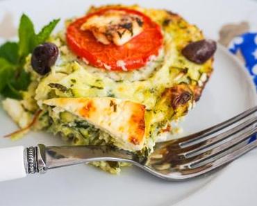 Zucchini-Auflauf mit Minze