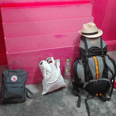 Mein Backpack in Mexiko