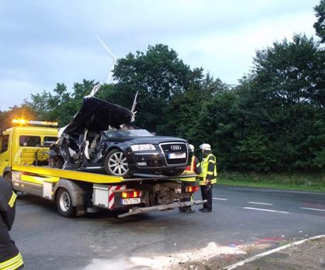 Schwerer Unfall auf der L828 am 17.07.2016